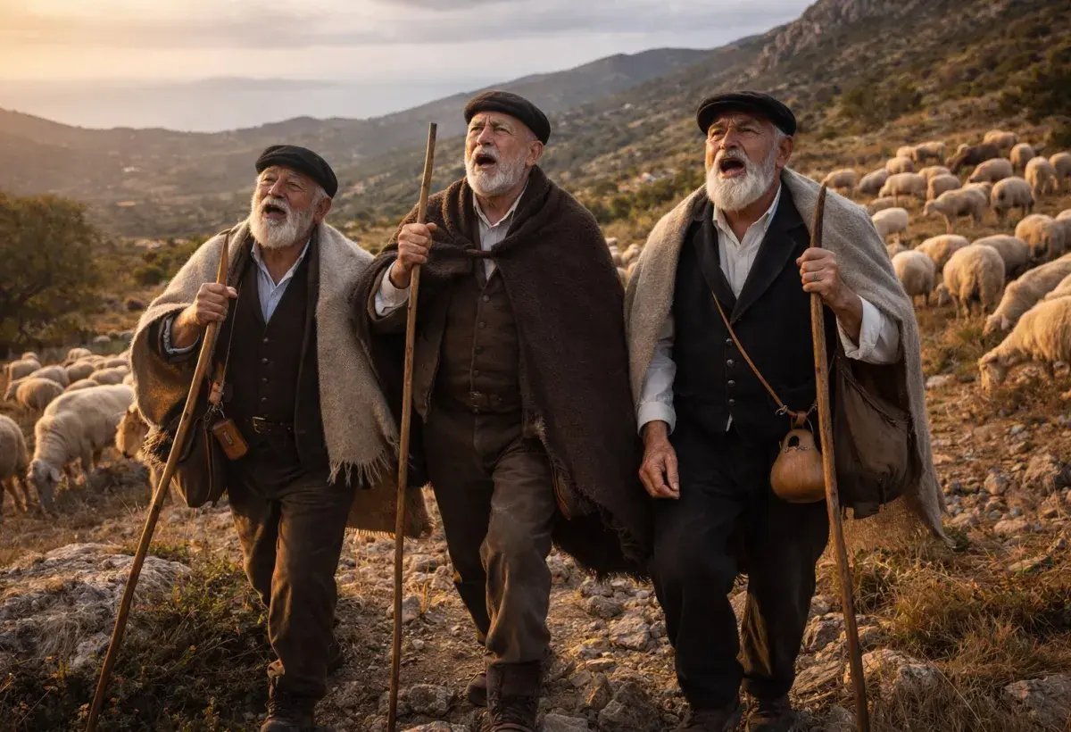 sardinians shepherds chunting