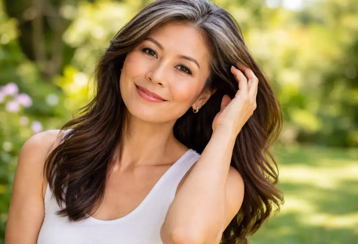 asian aging woman