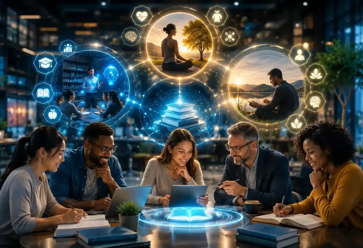 Three specialized digital knowledge platforms connected together