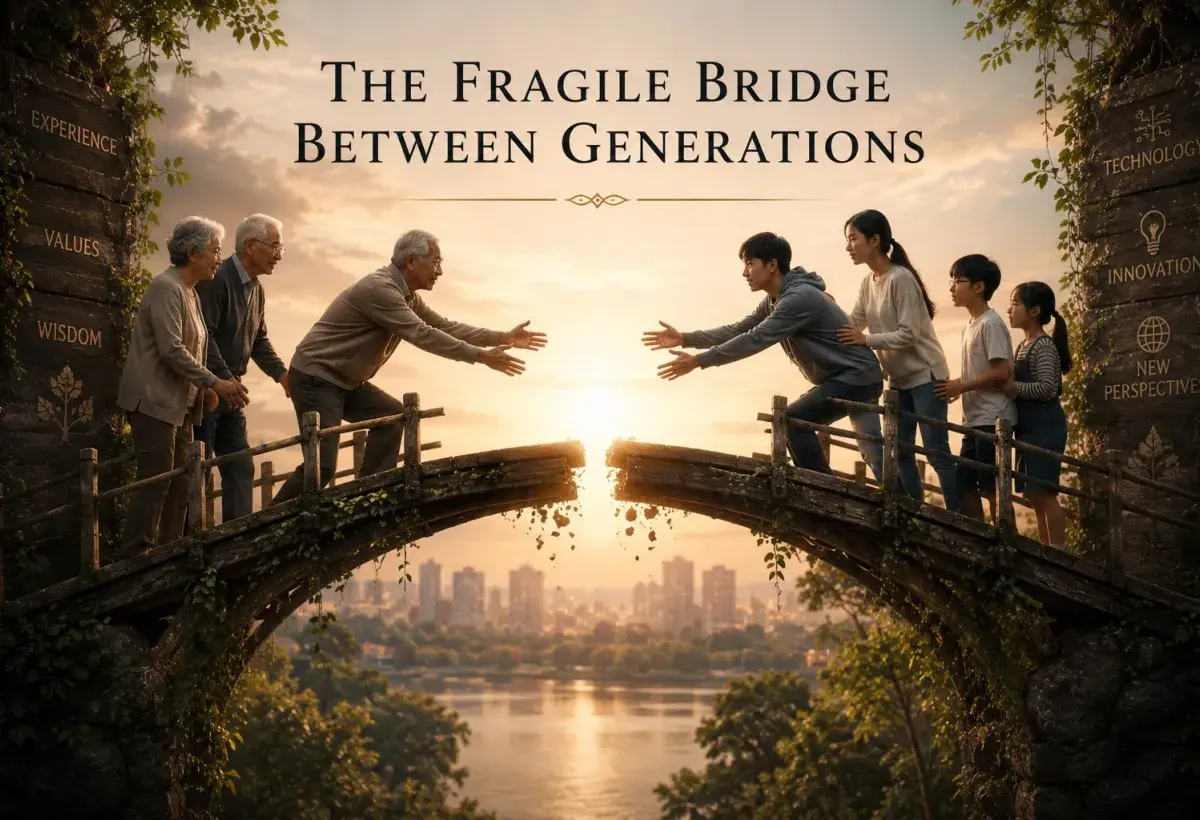 Fragile bridge between generations