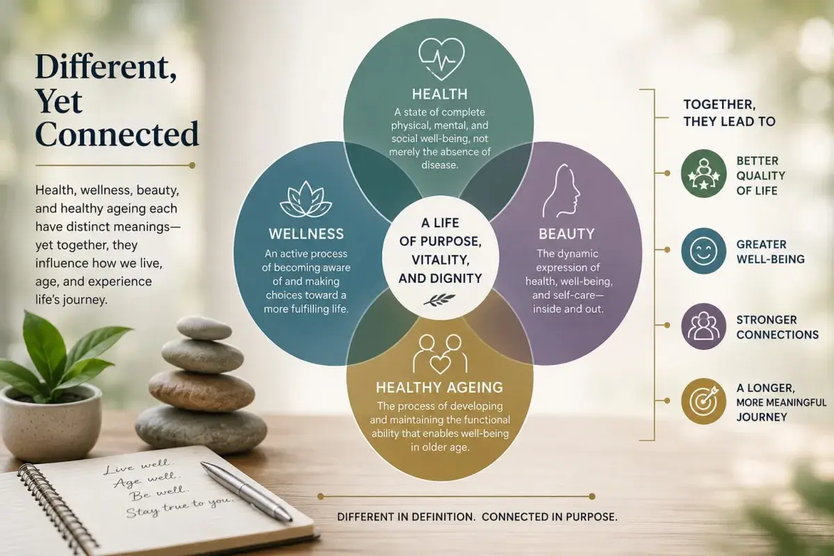 Diagram of connectedness in Healthy Ageing