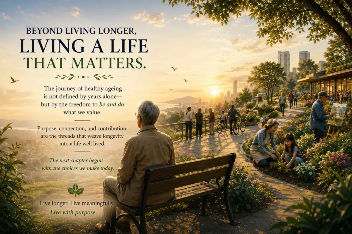 older adult reflecting on how to remain engage in life