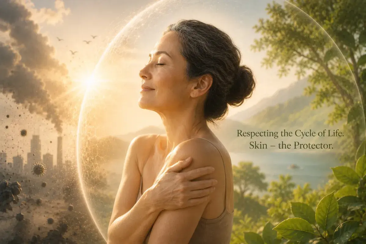 Enveloped in Nature's Protective Action