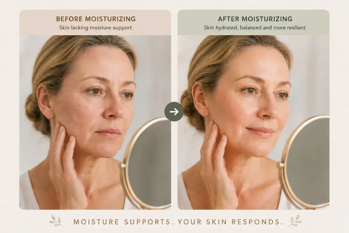 what happens to your skin after you moisturize 
