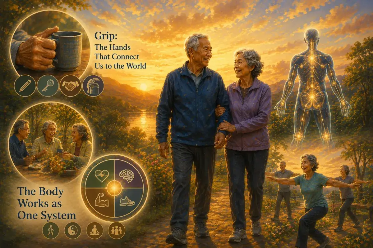 strong and healthy in longevity 