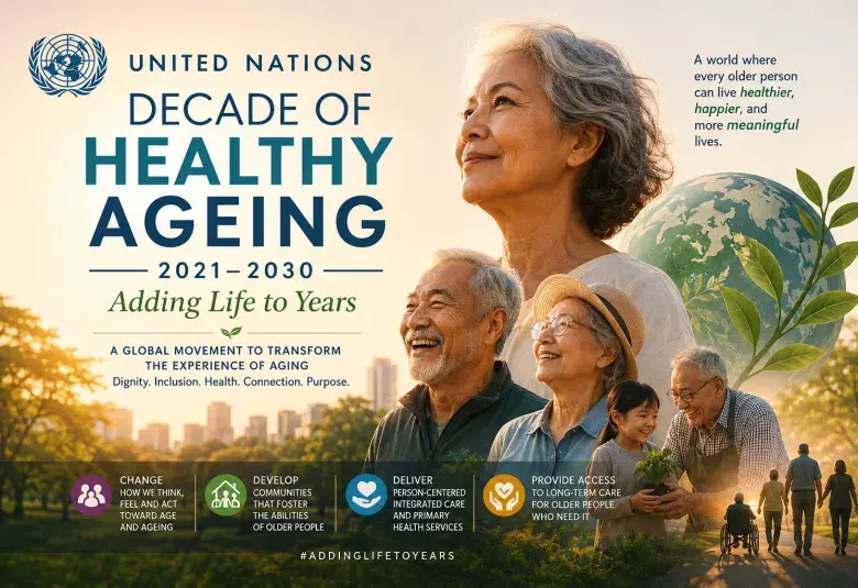 cover image UN HEalthy Decade of Aging
