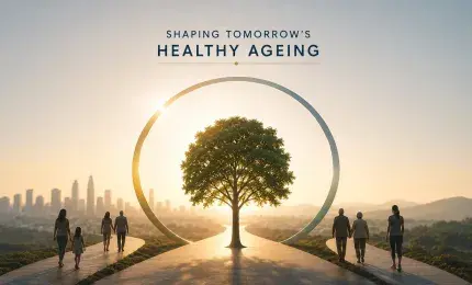 A tree at with a sunlight shadow showing Longevity Shaping Tomorrow's Aging