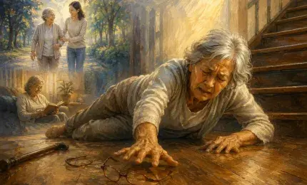 Victim of a fall
