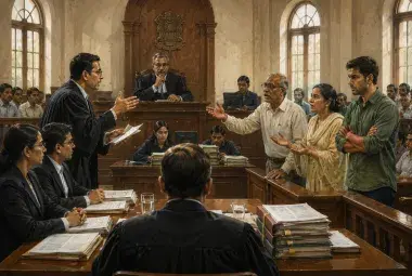 inside the courthouse discussing on what is the best decision for an overstaying inpatient 