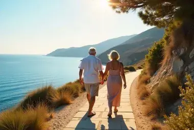 Icaria Greece centenarians embracing slow-living traditions.