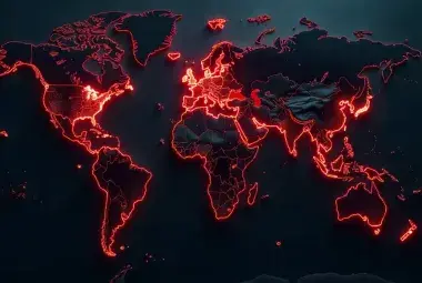 World map highlighting potential triggers of World War 3