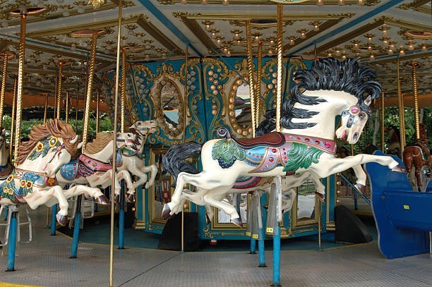 No two carousel horses are exactly alike
