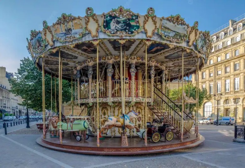 The oldest operating carousel is from 1780