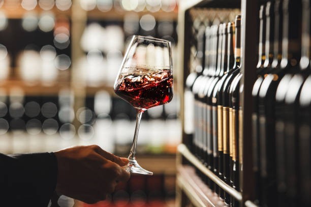 Red wine gets its color from the skin