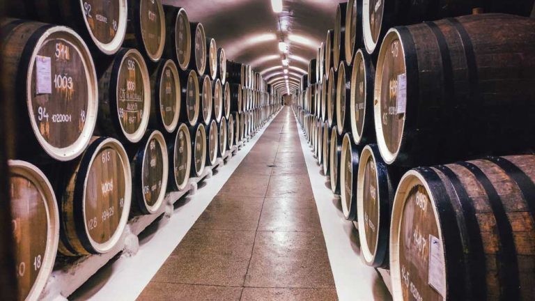 A "wine lake" once existed in Europe