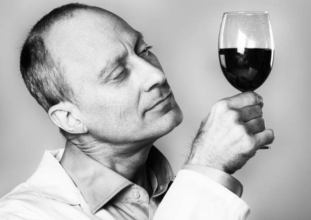 What does “legs” or “tears” on wine refer to?