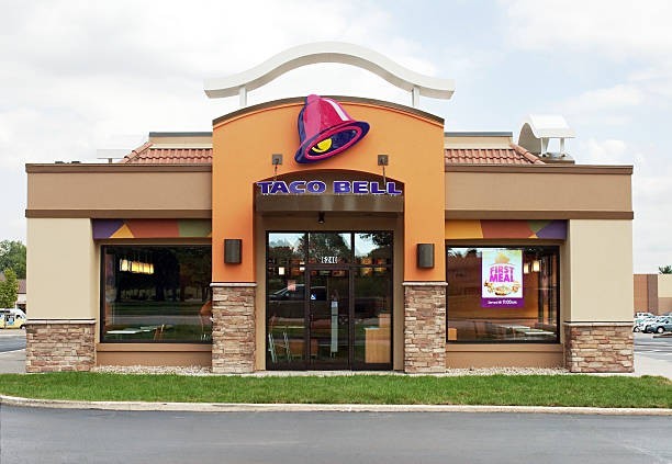 What color is the sauce packet labeled “Fire” at Taco Bell?