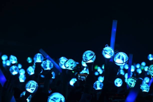 K-pop lightsticks are custom-designed.