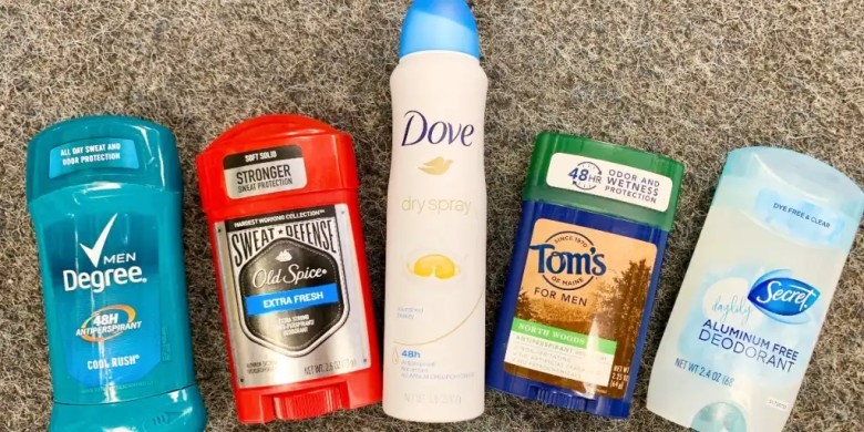 Deodorant and antiperspirant aren’t the same thing.