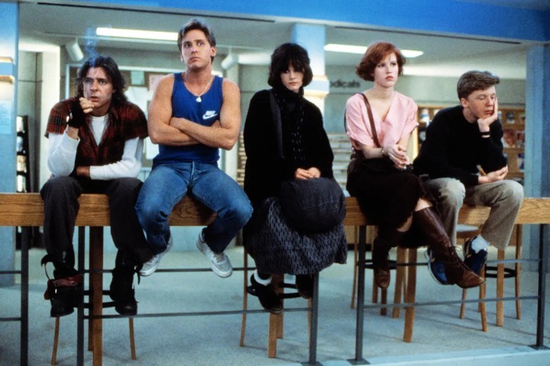 What song plays during the famous dance scene in The Breakfast Club?