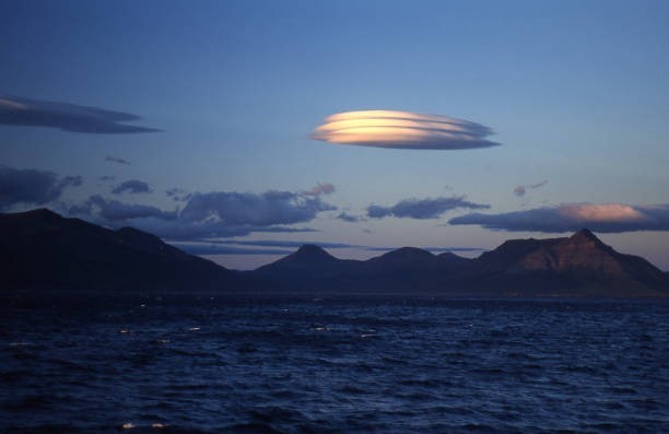 Lenticular clouds look like UFOs.