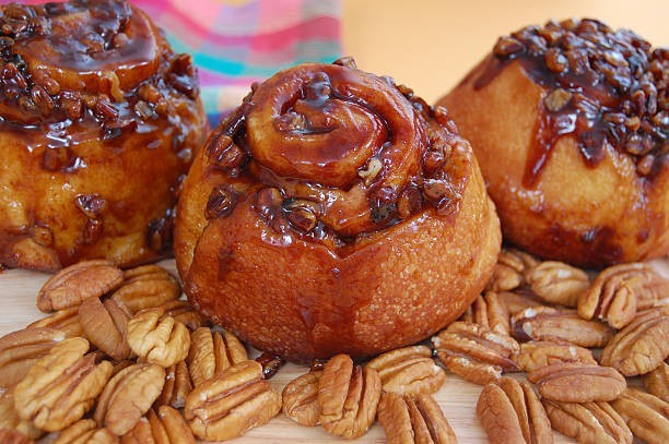 Sticky buns are close cousins.