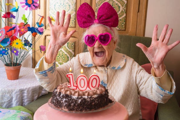 What is the name for people who live to 100 years old?