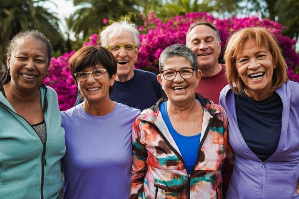 Which country has the highest percentage of people over 65?