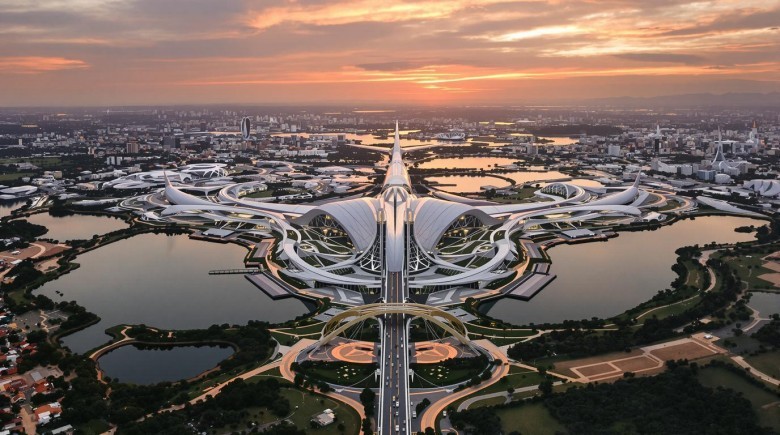 There’s a city designed like an airplane
