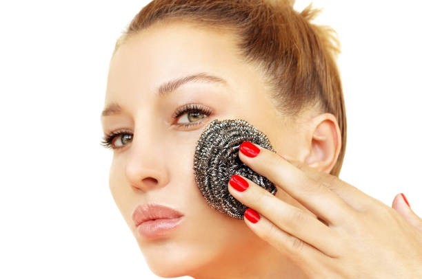You should scrub your face hard to get rid of pimples