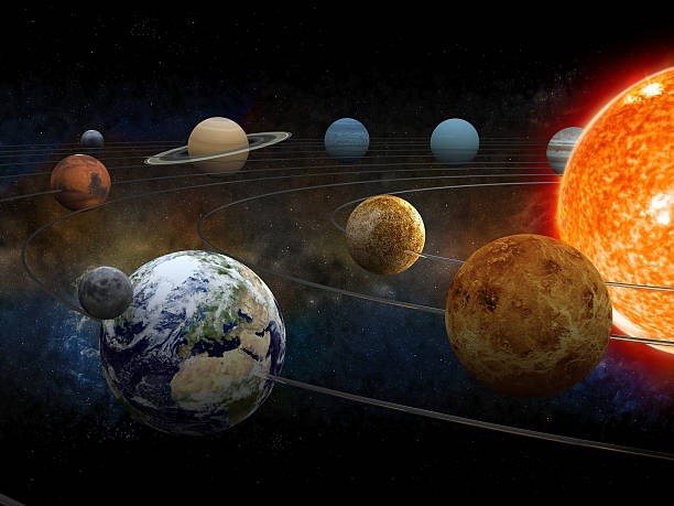 Which planet rotates on its side, making its axis nearly horizontal?